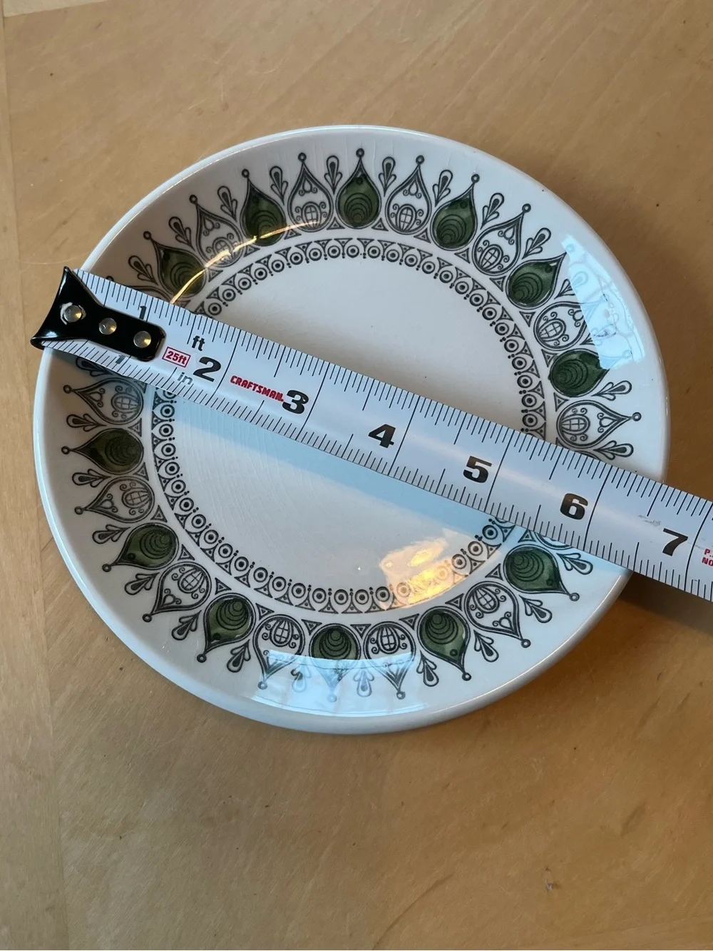 Vintage Biltons BIL48 ironstone 6.5” plates from Staffordshire set of 6